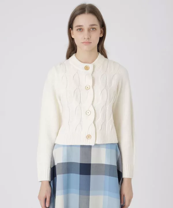 日本 BLUE LABEL 羊駝毛開襟衫 日本 BLUE LABEL 羊駝毛開襟衫