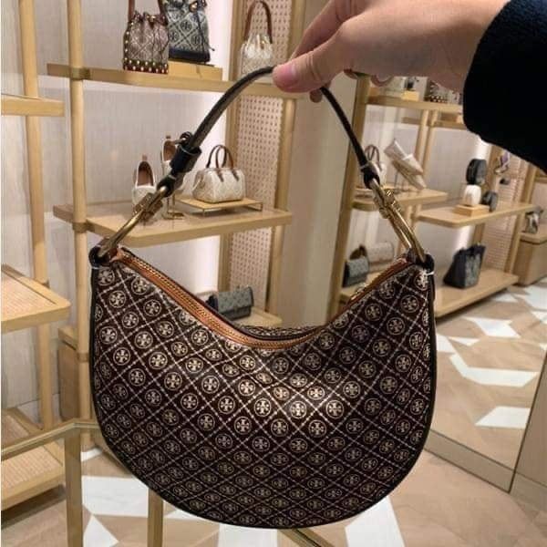 TORY BURCH  T Monogram Mini Jacquard Hobo(售價已折) TORY BURCH Tote