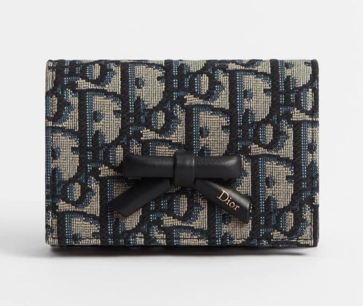 日本 DIOR Oblique Bow Glycine ウォレット 蝴蝶結卡夾 日本 DIOR Oblique Bow Glycine ウォレット 蝴蝶結卡夾