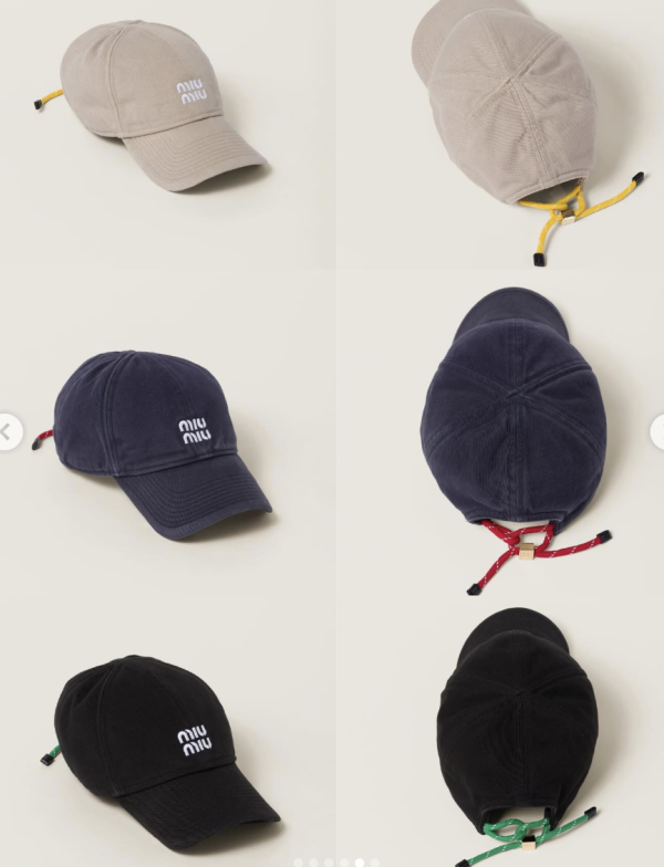 日本Miu Miu 牛仔棒球帽 日本Miu Miu 牛仔棒球帽