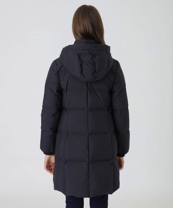 日本BLUE LABEL 高多色桃塔夫綢長款羽絨服 日本BLUE LABEL 高多色桃塔夫綢長款羽絨服