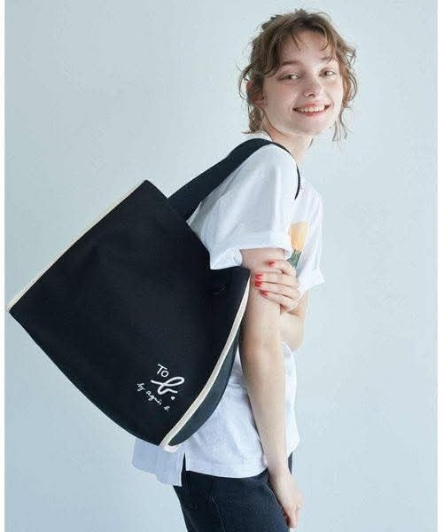 日本To b. by Agnes b. X UNITED ARROWS green label relaxing帆布Tote bag 2色可選 日本To b. by Agnes b. X UNITED ARROWS green label relaxing帆布Tote bag 2色可選