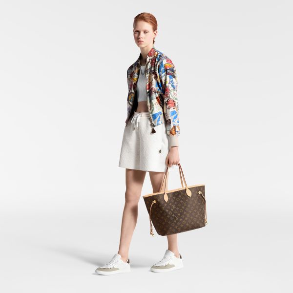 LOUIS VUITTON LV M46987  NEVERFULL MM雙色托特包 LOUIS VUITTON LV M46987  NEVERFULL MM雙色托特包