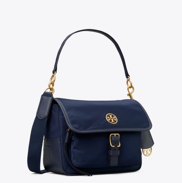 Tory Burch Perry 二用尼龍翻蓋手提斜背包(共二色) agnes b.,東區時尚,TB包