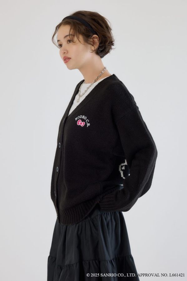 日本 KITTY 聯名款 開襟羊毛衫 日本 KITTY 聯名款 開襟羊毛衫