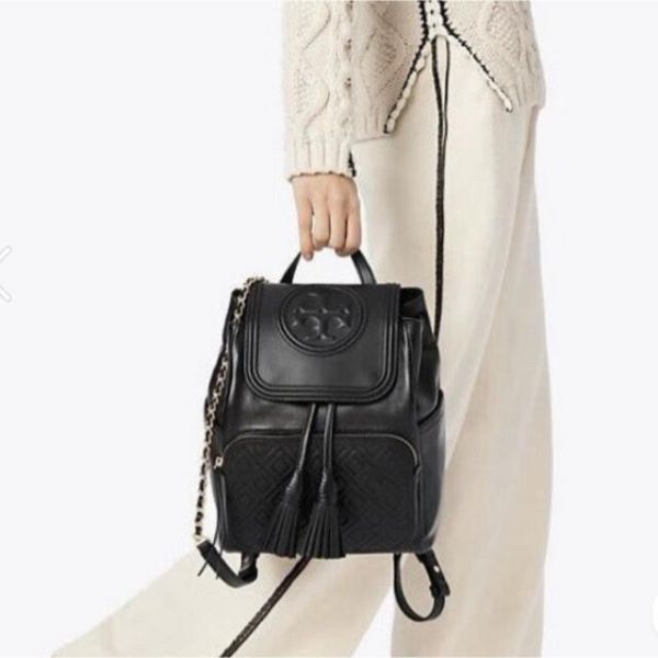 特價Tory Burch fleming 流蘇鍊條2way後背包(售價已折) 日本代購,Tory Burch,牛皮.後背包