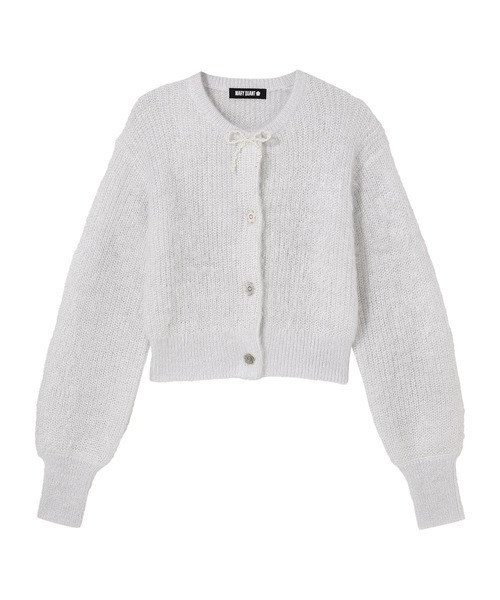 日本MARY QUANT 珍珠絲帶開襟衫 日本MARY QUANT 珍珠絲帶開襟衫