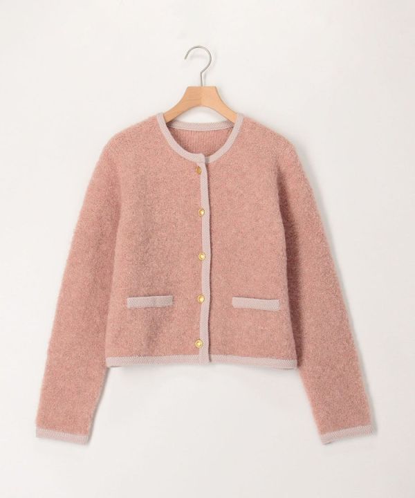 日本NOLLEY'S MALL 圈圈針織圓領開襟衫 日本NOLLEY'S MALL 圈圈針織圓領開襟衫