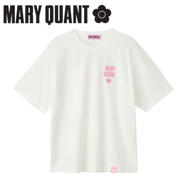 日本 MARY QUANT 刺繡T卹 白色 日本 MARY QUANT 刺繡T卹 白色