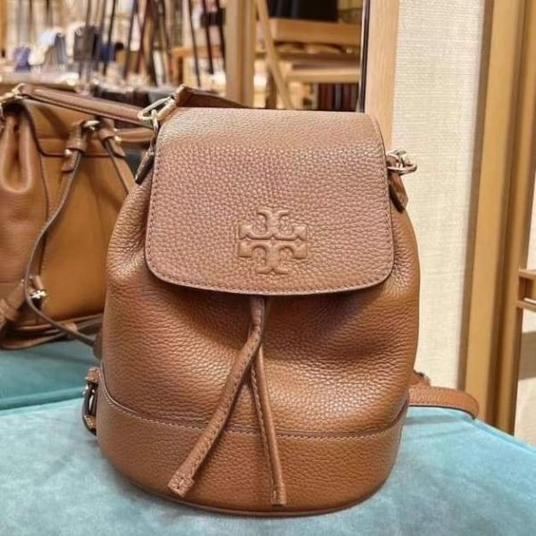 TORY BURCH THEA 立體LOGO兩用翻蓋後背包水桶包 TORY BURCH,翻蓋,水桶包