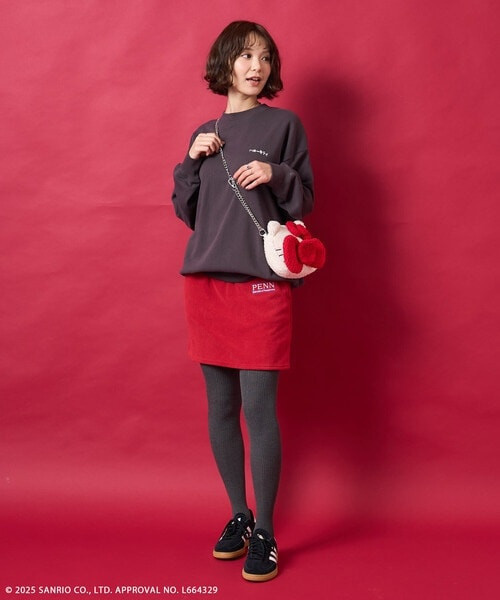 日本Hello Kitty蝴蝶結擋臉側背包 日本Hello Kitty蝴蝶結擋臉側背包