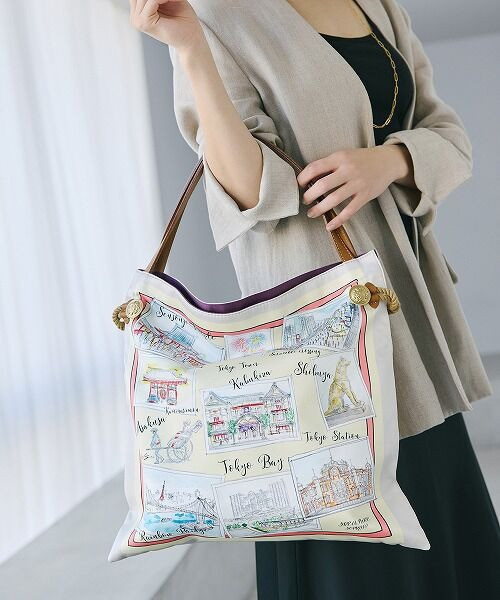 日本TREASURE TOPKAPI 絲巾托特包 日本TREASURE TOPKAPI 絲巾托特包