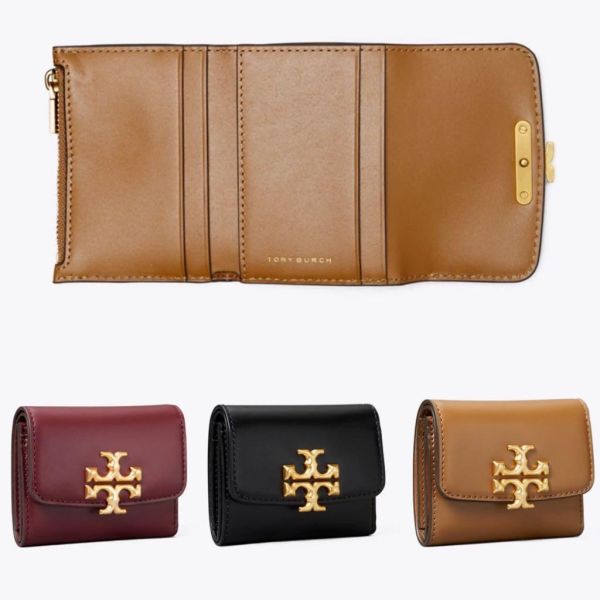 Tory Burch Eleanor Compact雙T logo三折短夾 TB中夾