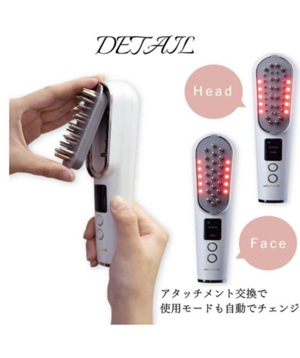 日本WAVEWAVE微電紅光美容電動按摩梳 日本WAVEWAVE微電紅光美容電動按摩梳