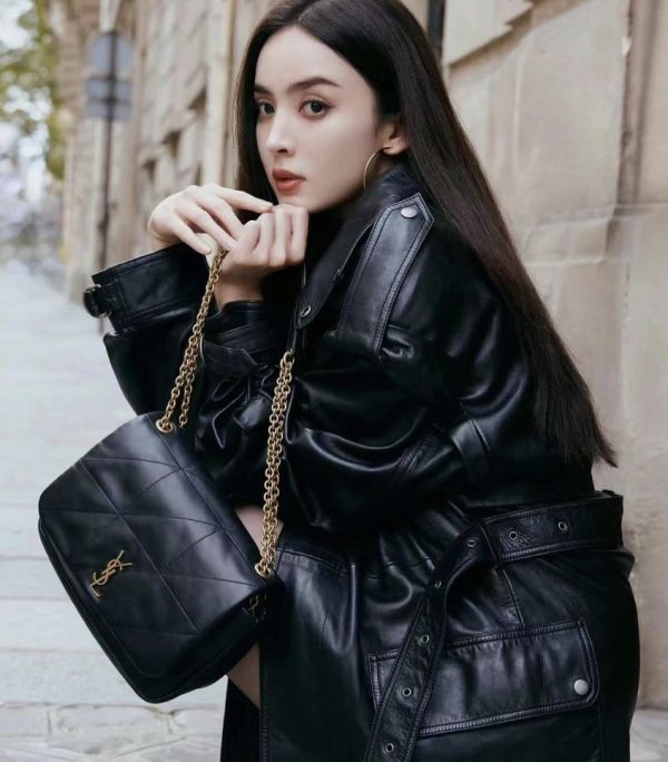 日本 YSL Saint Laurent經典款 763475 小羊皮小型黑色金鍊 肩背 斜背包 日本 YSL Saint Laurent經典款 763475 小羊皮小型黑色金鍊 肩背 斜背包