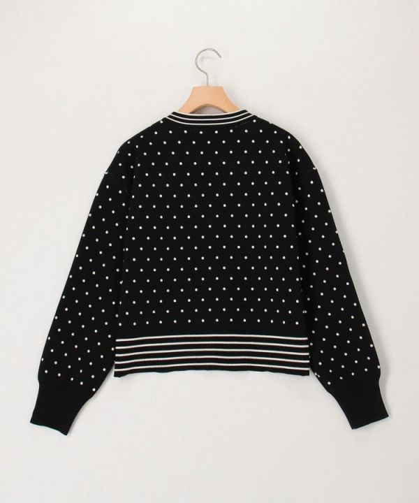 日本NOLLEY'S MALL 《對應設定》艾斯特針織圓點開衫 日本NOLLEY'S MALL 《對應設定》艾斯特針織圓點開衫