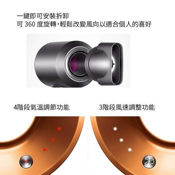 Dyson Supersonic™ 吹風機櫻花玫瑰金 Dyson,Supersonic,吹風機,櫻花玫瑰金