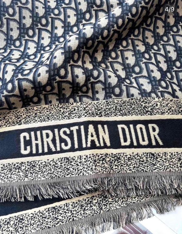 日本 Dior 海軍藍老花披肩 日本 Dior 海軍藍老花披肩