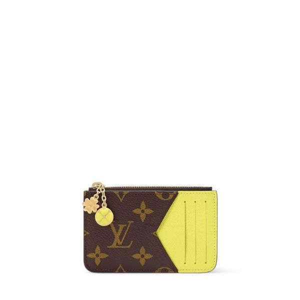 日本限定LOUIS VUITTON LV M27770 卡片零錢夾四葉草 日本限定LOUIS VUITTON LV M27770 卡片零錢夾四葉草