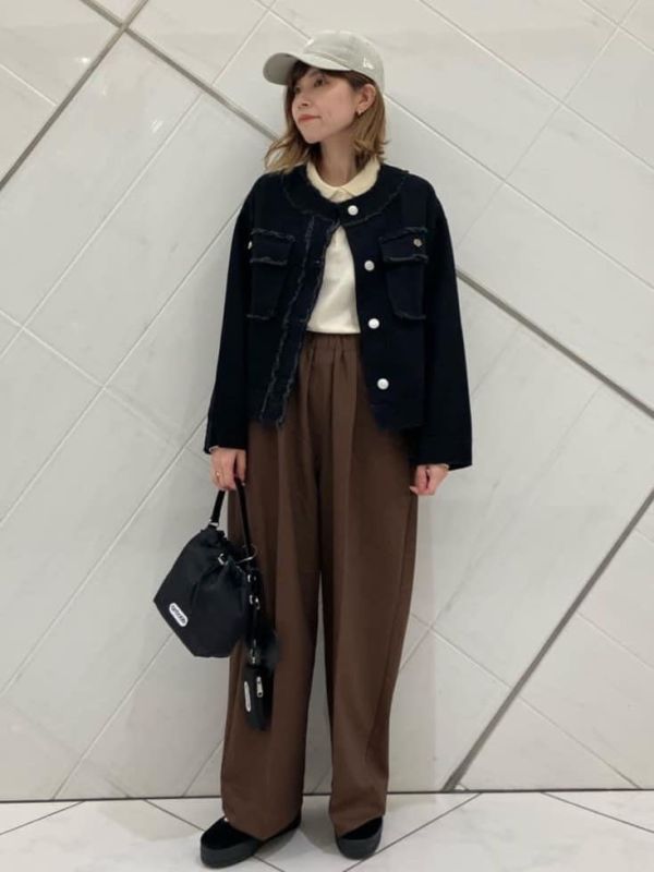 日本MARY QUANT小香風雙口袋外套 日本MARY QUANT小香風雙口袋外套