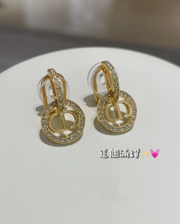 日本 Dior Petit CD 夾式耳環 日本 Dior Petit CD 夾式耳環
