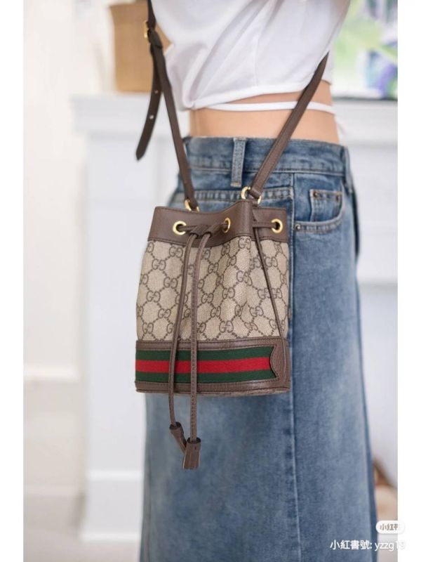 GUCCI OPHIDIA 迷你水桶包 GUCCI,OPHIDIA,迷你,水桶包