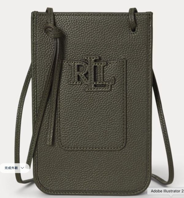 日本 Ralph Lauren 卵石色 Cameryn 斜背手機包 日本 Ralph Lauren 卵石色 Cameryn 斜背手機包