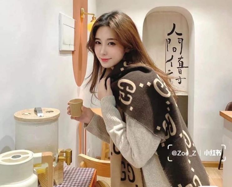 GUCCI大GG logo雙色圍巾（男女通用）(售價已折) agnes b.,大GG,圍巾