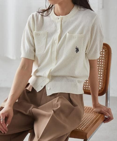 日本 U.S.POLOASSN.別注 刺繡Logo 針織衫 日本 U.S.POLOASSN.別注🎖 刺繡Logo 針織衫