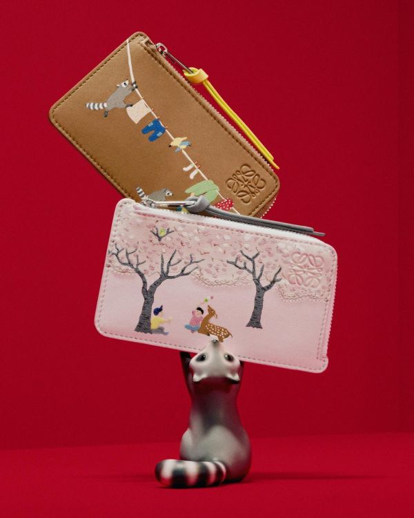 日本限定 LOEWE x Suna Fujita 浣熊/小鹿 零錢包 日本限定 LOEWE x Suna Fujita 浣熊/小鹿 零錢包