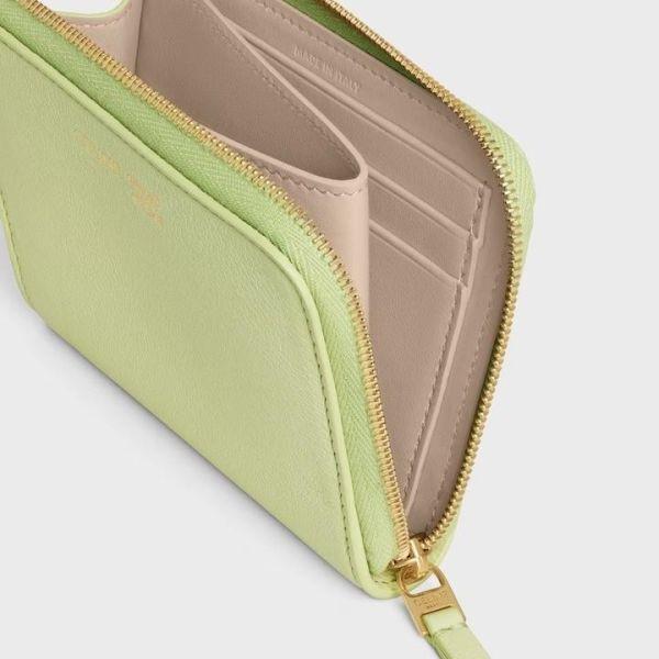 現貨日本CELINE 簡約L型拉鍊短夾限定新色 日本 CELINE 簡約L型圓弧拉鍊短夾