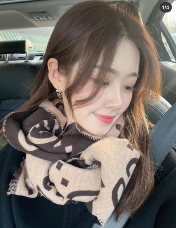 GUCCI大GG logo雙色圍巾（男女通用）(售價已折) agnes b.,大GG,圍巾