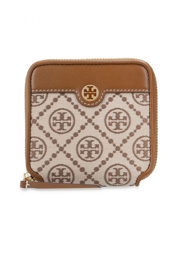 Tory Burch T monogram老花零錢包 日本代購-Tory Burch T monogram老花吊飾零錢包