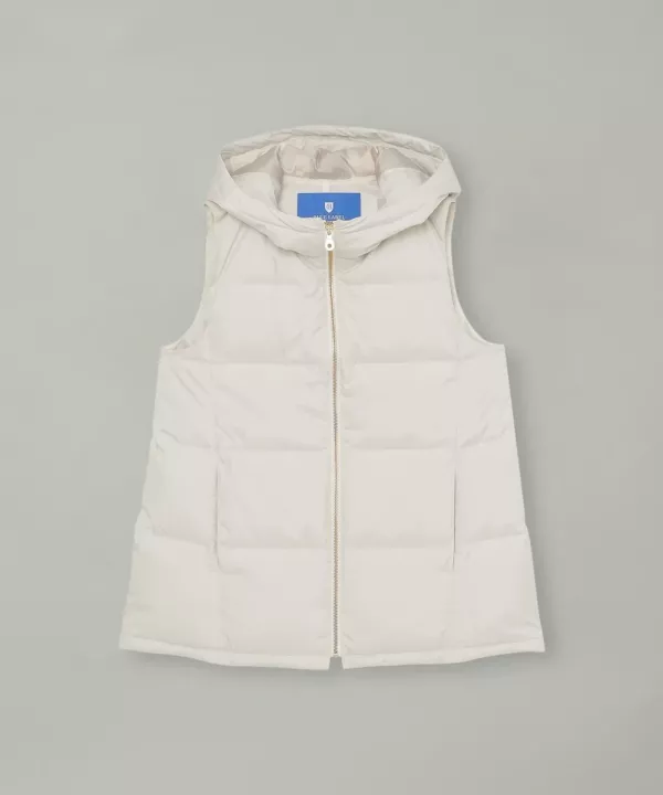 日本 BLUE LABEL 霧面塔夫綢羽絨背心 日本 BLUE LABEL 霧面塔夫綢羽絨背心