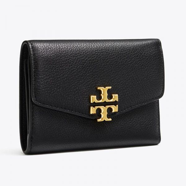 Tory Burch 荔枝纹牛皮三折錢夾(售價已折) Tory Burch,短夾