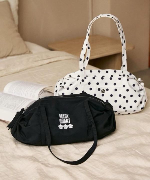 日本 MARY QUANT×PUBLUX 刺繡 迷你波士頓包 日本 MARY QUANT×PUBLUX 刺繡 迷你波士頓包