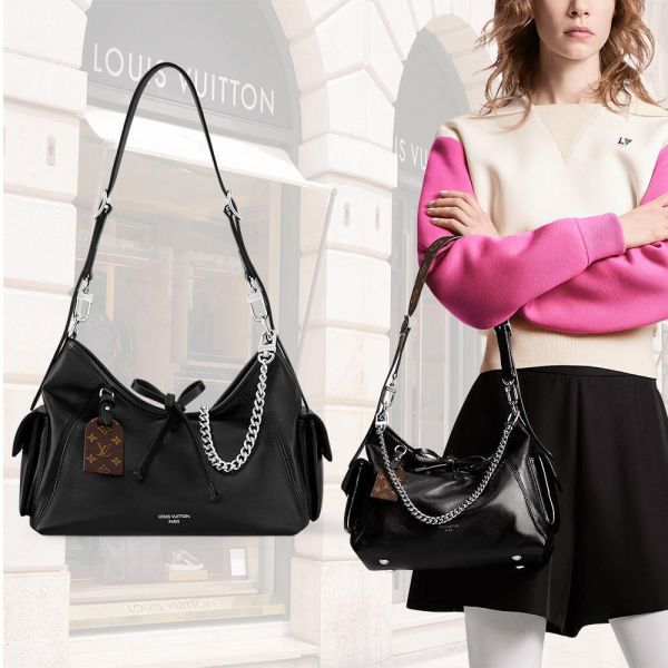 日本 LOUIS VUITTON LV M24861 CarryAll Cargo Vibe PM 肩背包 日本 LOUIS VUITTON LV M24861 CarryAll Cargo Vibe PM 肩背包