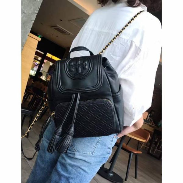 特價Tory Burch fleming 流蘇鍊條2way後背包(售價已折) 日本代購,Tory Burch,牛皮.後背包