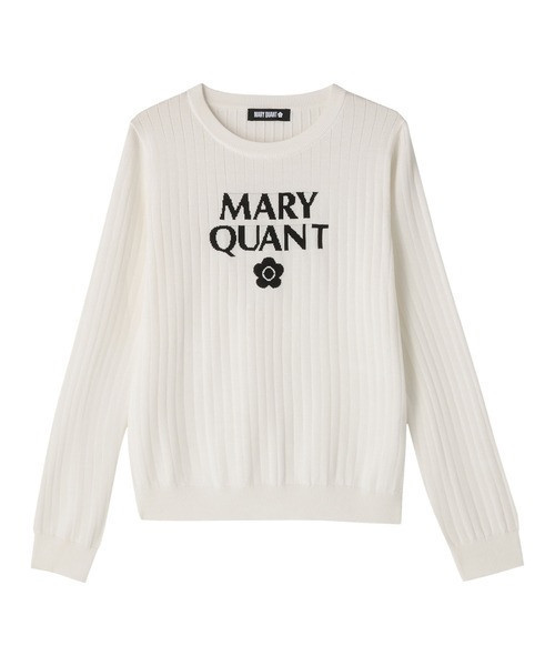 日本MARY QUANT Logo羅紋針織套頭衫 日本MARY QUANT Logo羅紋針織套頭衫