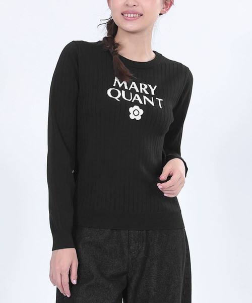 日本MARY QUANT Logo羅紋針織套頭衫 日本MARY QUANT Logo羅紋針織套頭衫