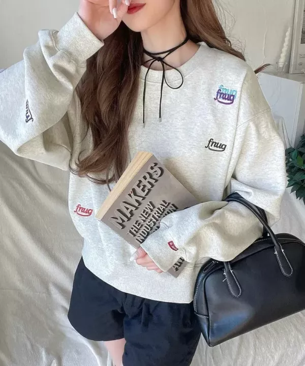 日本 KTQ STORE ‧ JAVA 刺繡短拉絨襯裡上衣 日本 KTQ STORE ‧ JAVA 刺繡短拉絨襯裡上衣