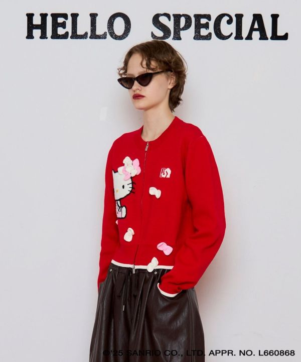 日本HELLO KITTY × MAISON SPECIAL HELLO KITTY Knit Pullover針織罩衫 日本HELLO KITTY × MAISON SPECIAL HELLO KITTY Knit Pullover針織罩衫