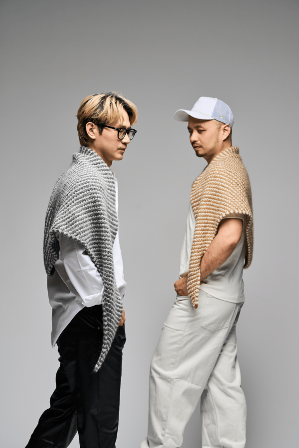 Pixel Bloom｜格花披肩 Rastus Knits 聯名編織材料包 棒針,披肩,材料包,毛線,羊駝毛,alpaca,編織