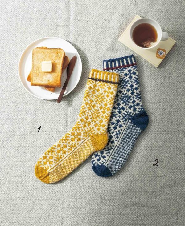 日文編織書 - KNITTING SOCKS 棒針編みのベーシックなくつ下 