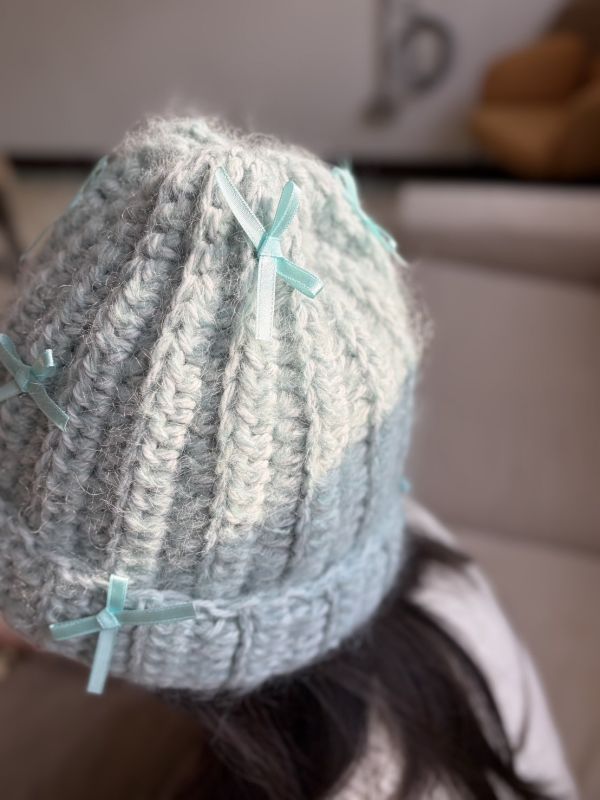 DARUMA - 日本最夯！蝴蝶結毛帽材料包 + 教學影片 