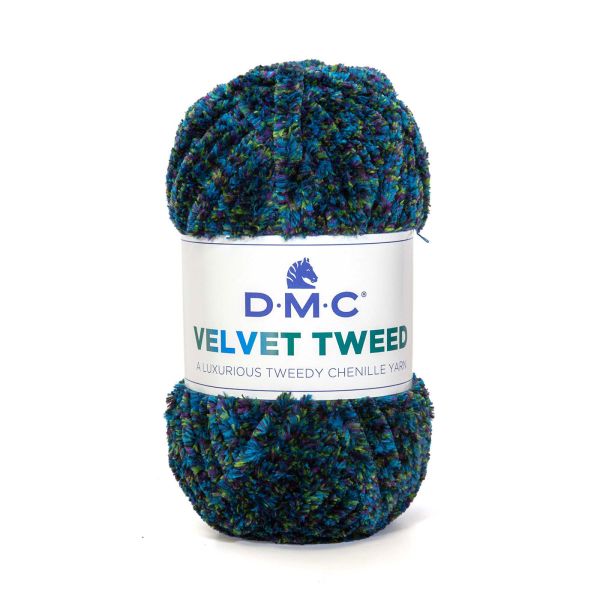 DMC VELVET TWEED クッションカバーのレシピ付き 