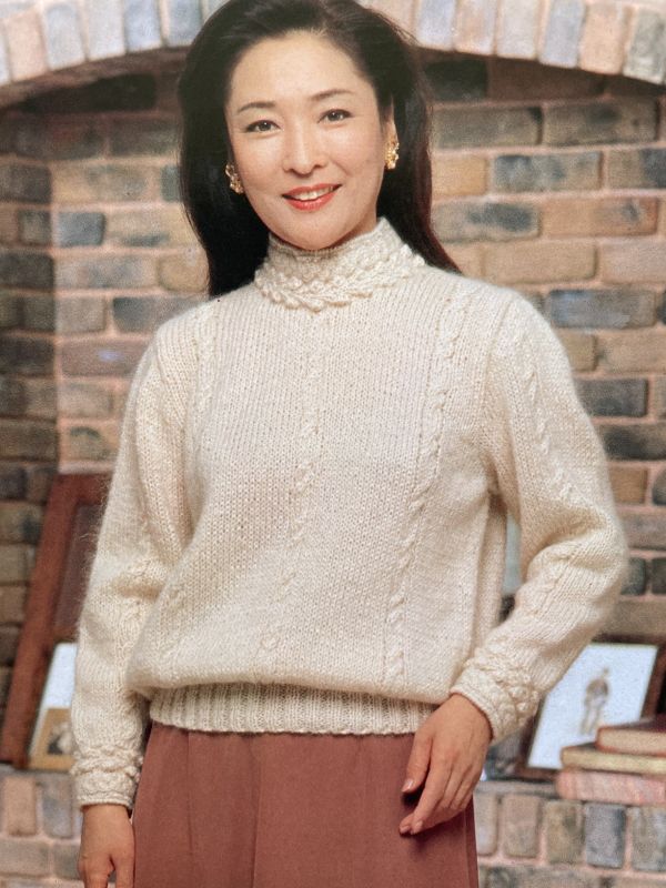 珍稀一本！老師私藏日文「超絕版」編織書！-香山美子が着るハイミセスのニット 