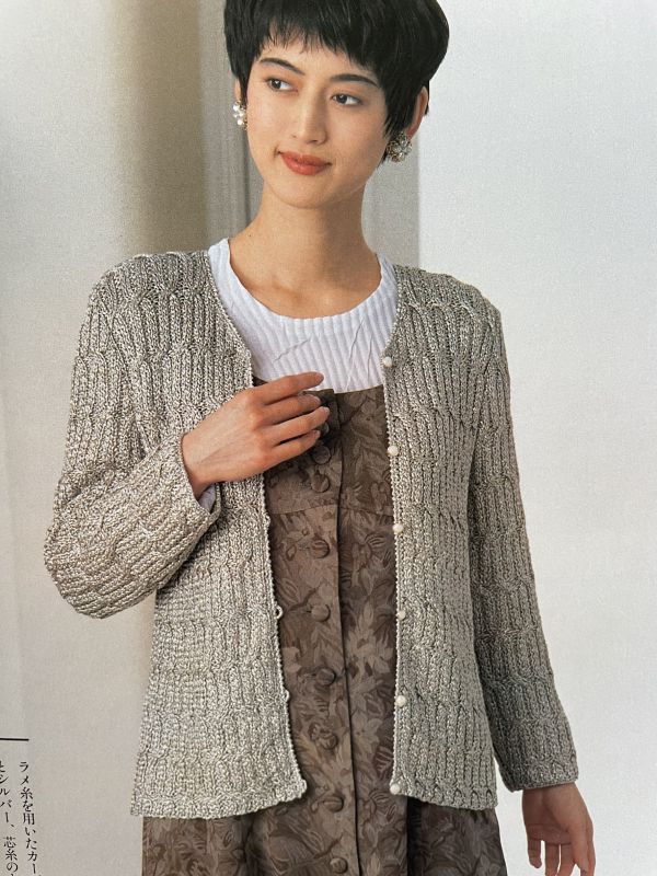 珍稀一本！老師私藏日文「超絕版」編織書！- ミセスの春夏セーター 