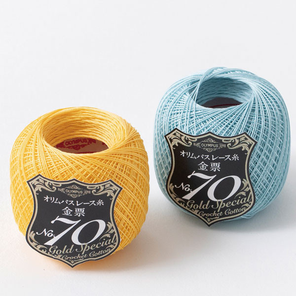 Olympus - 金票蕾絲 Gold Label 蕾絲線 70番 5g 
