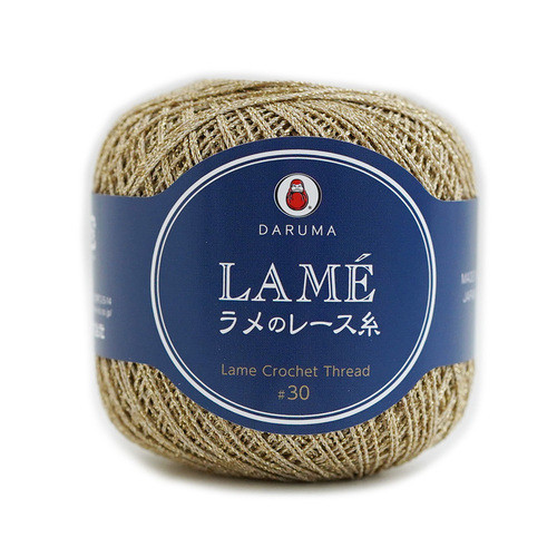 Daruma - 箔光30蕾絲線 Lame Crochet Thread #30 